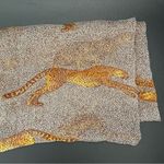 Vintage 70’s Sheer Cheetah Print Scarf Orange Photo 2