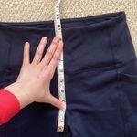 Senita Athletics High Rise Full Length Leggings Navy Blue Pockets Like New Small Photo 5