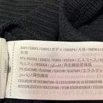 Abercrombie & Fitch Black Ruched Button Up Long Sleeve Mini Polo Sweater Dress M Photo 3