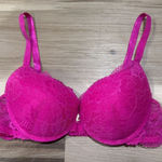 Juicy Couture  Pink Lace Bra Women’s 34C Photo 0