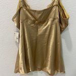 Apostrophe NWT Gold Lace Cami Size M Photo 5