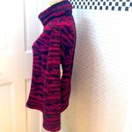 Zella  burgundy and black fuzzy turtleneck sweatshirt/ tunic. Size XS. NWT. Photo 7