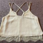 Forever 21 Lace Spaghetti Strap Crop Top Photo 0