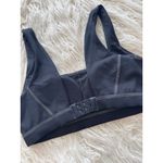 Aerie  Goals Sweat Sports Bra Black Size Small Photo 5