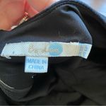 Boden Midi Short Sleeve Semi Open back Zipper Ribbed Dress Black Size 6P Photo 2