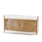 Arcadia White Patent Leather Handbag Photo 8