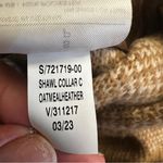 Banana Republic  Shawl Collar Coat in Oatmeal Heather Size Small Photo 11
