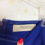 Impressions Royal Blue Strapless Romper Photo 11
