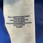 Lands' End  Women Large Quilted Puffer Vest Blue Full Zip Collar Photo 6