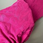 Terrycloth Hot Pink Semi Sheer Romper Shorts Set Size Medium Photo 9