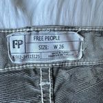 Free People  Green & Khaki High Rise Skinny Long and Lean Jeans Size 26 Photo 7