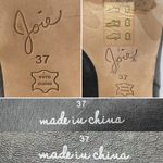 Joie  Bentlee Dark Gray Suede Over The Knee Zip 4.25" Thick Heeled Boots 37 7 Photo 9