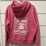 Call Me If You Get Lost Trendy Pink Sweatshirt Hoodie Size M Photo 1