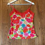 Natori Josie  NWOT floral lace trim cami size small Photo 2
