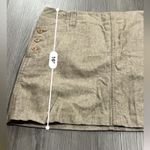 J.Crew Beige Tan Wool Blend Tan Side Zipper Button Pencil Skirt Size 12 Photo 5