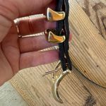 Vintage Apple Acc Of New York Belt Dark Green Snakeskin Photo 6