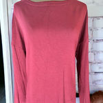 Soma  WKND sweatshirt top Womens Large Wine pullover athleisure stretchy comfy Photo 0