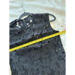 Shoshanna NWT  by Anthropologie Black Lace Annella Trumpet Dress Size 6 Photo 4