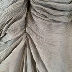 Tadashi Shoji  Navy Silk Beaded Gown Photo 9