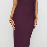 Princess Polly  Lanai Ruffle Sleeveless Maxi Dress Plum Size 2 MSRP $99 Photo 0