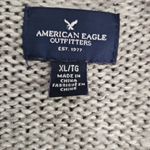 American Eagle  Cardigan Sweater Women Open Front Aztec Chunky Pockets Long AEO Photo 1