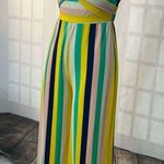Altar'd State Altar’d State Colorful Striped wide leg Jumpsuit Size Small Photo 3