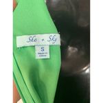She & Sky Kelly Green Halter Mini Dress Photo 6