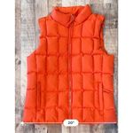 Gap Vintage Down Puffer Zipper Winter Washable Vest Orange Spice MEDIUM Outdoor Photo 6