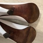 Marc by Marc Jacobs  | White and Black Peep Toe Heels | 38 1/2 Photo 4