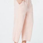 Denim & Co . Naturals Petite Linen Blend Crop Pants A377308 Petite Large NWT Photo 1