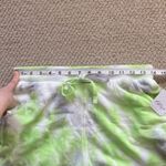 Free People NEW  Kelly Tie Dye Sweat Shorts Citron Green Grey Size XS Lounge NWT Photo 4