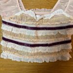 Urban Outfitters  Kimchi Blue Liliana Fairycore Ballet Boho Hippie Ruffle Top M Photo 5