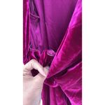 Boohoo  Deep Pink velvet 1 button front bodycon size s western glam holiday Photo 7