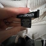 Miss Chievous  Light Cream Hoodie with Lace Details Photo 4