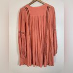 Free People Just The Two of Us Tunic Mini Dress Soft Coral size Small $128 Photo 11