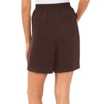 Halogen ✨  Women’s Brown Trouser Shorts Elastic Waistband 2X NWT Photo 2