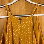 Torrid  Yellow White Polka Dots Dot Babydoll Tank Top Shirt Sleeveless Size 1 NWT Photo 4