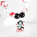 Handmade Horror Villain Freddy Kreuger Spooky Statement Necklace Photo 2