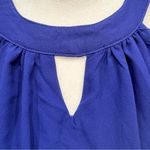 YA Los Angeles ModCloth Halter Neckline Chiffon Maxi Dress in Deep Royal Blue M Photo 8