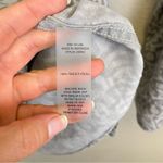 Soft Surroundings Soft‎ Surroundings Chambray Cheetah Print Roll Tab Sleeve Button Up Grey Size M Photo 6