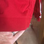 H&M Divided  Red Long Sleeve 100% Cotton Tee with Stripe Size Medium Photo 5