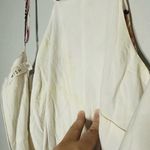 Wish Wild Flower Mid Tie Waist Adjustable Straps Midi Vacay Dress Size Small Photo 12