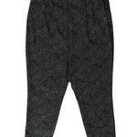 EXPRESS Black White Polka Dot Tapered Pleated Ankle High Rise Dress Pants sz 14 Photo 0