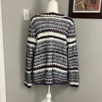 Lane Bryant Womens Plus Size 14/16 Cardigan Eyelash Sweater Fuzzy Striped Fairy Photo 3