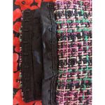 ZARA ‎ Pink & Green Tweed Corset Womens XL Sweetheart Neck Bustier Preppy Acadmia Photo 4