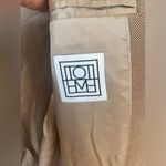 Toteme Brown Herringbone long sleeve wool blend wide lapel Blazer jacket 38 Tan Size undefined Photo 4