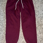 Old Navy Maternity Maroon Sweatpants size small Photo 0