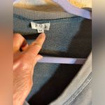 POL  NEW pullover vneck, stitching is lime green and grey: color vintage moss: MD Photo 5