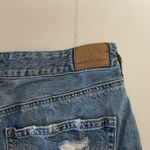 American Eagle  Outfitters Women's Ripped Blue Jean Shorts Photo 4