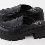 SHUSHOP 7.5 Trixie Loafer Mules Slides Clogs NIB Black Photo 0